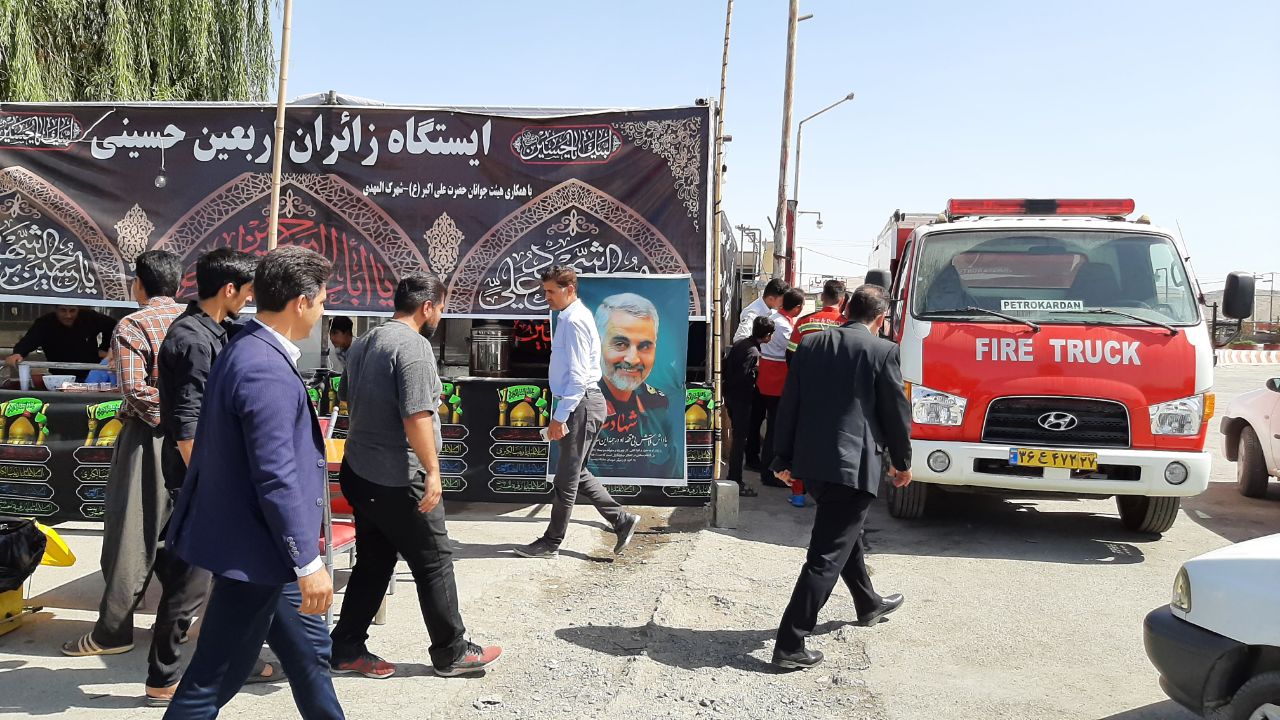 بازدید از اکیپ های امداد نجات ستاد اربعین مستقر در جاده های منتهی به مرز تمرچین
