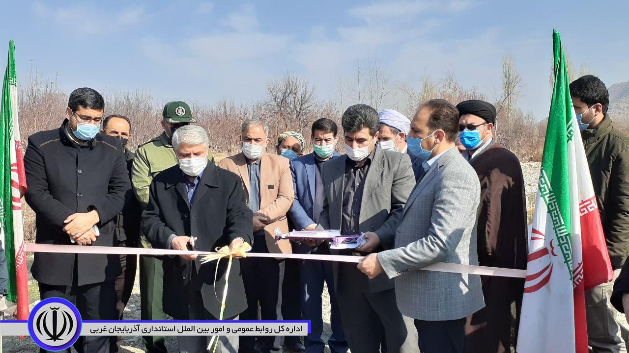 بهره برداری از کانال انتقال آب روستای گلوان برای مصارف کشاورزی