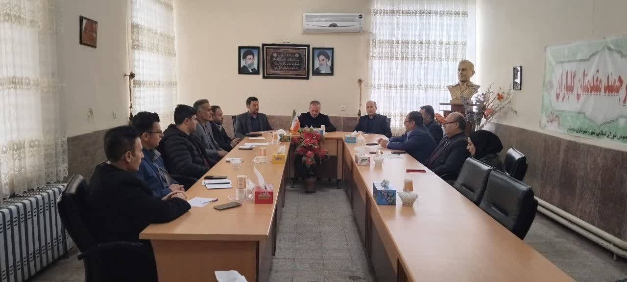 برگزاری نخستین جلسه کارگروه تنظیم بازار و مدیریت بحران بخش محمدیار به ریاست فرماندار نقده