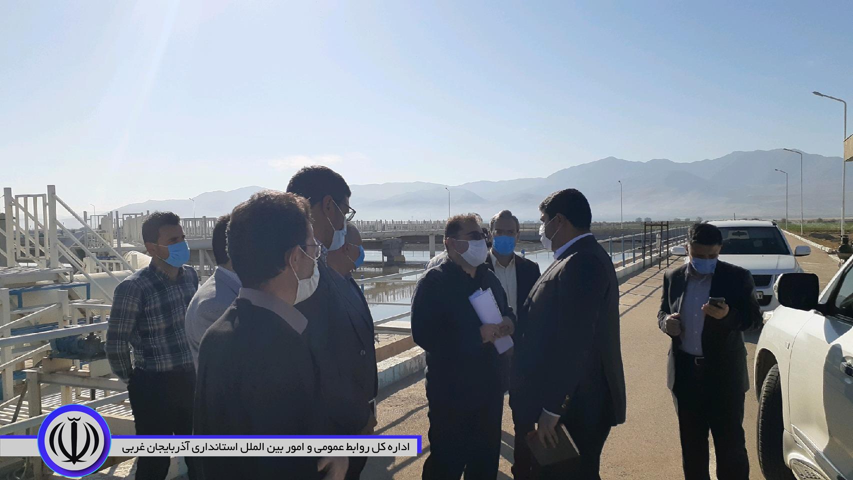 بازدید جغتایی رئیس امور پایش و ارزیابی اعتبارات سازمان برنامه و بودجه کشور از پروژه های نیمه تمام شهرستان نقده