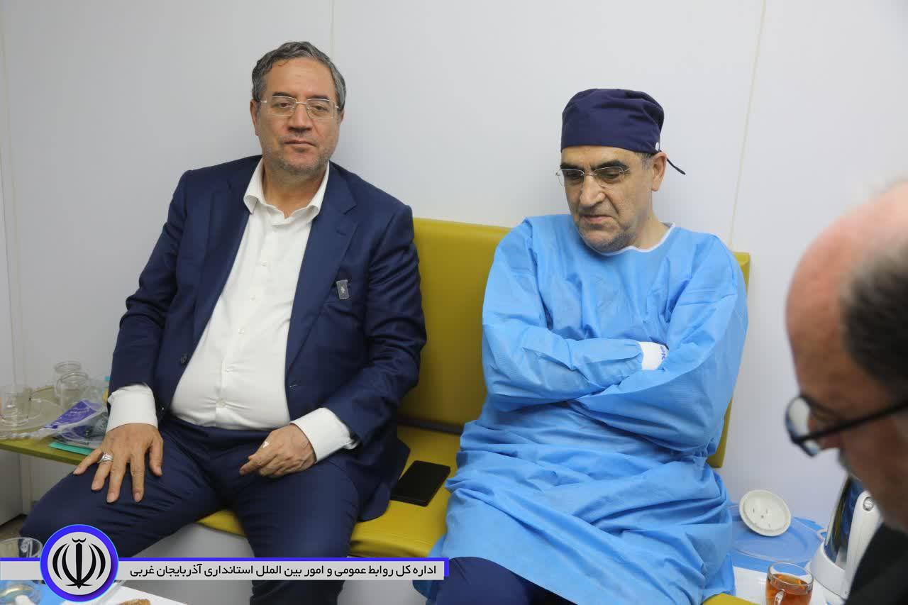 دیدار استاندار آذربایجانغربی با دکتر قاضیزاده هاشمی در نقده + تصاویر