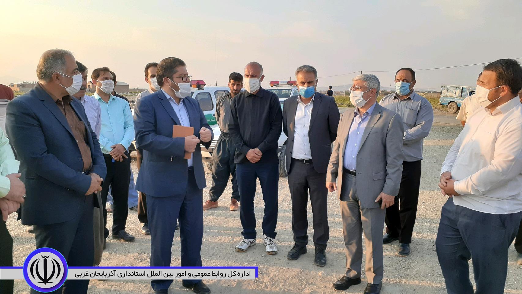 بازدید منوچهر شاکر فرماندار شهرستان از محل بازار دواب محمدیار