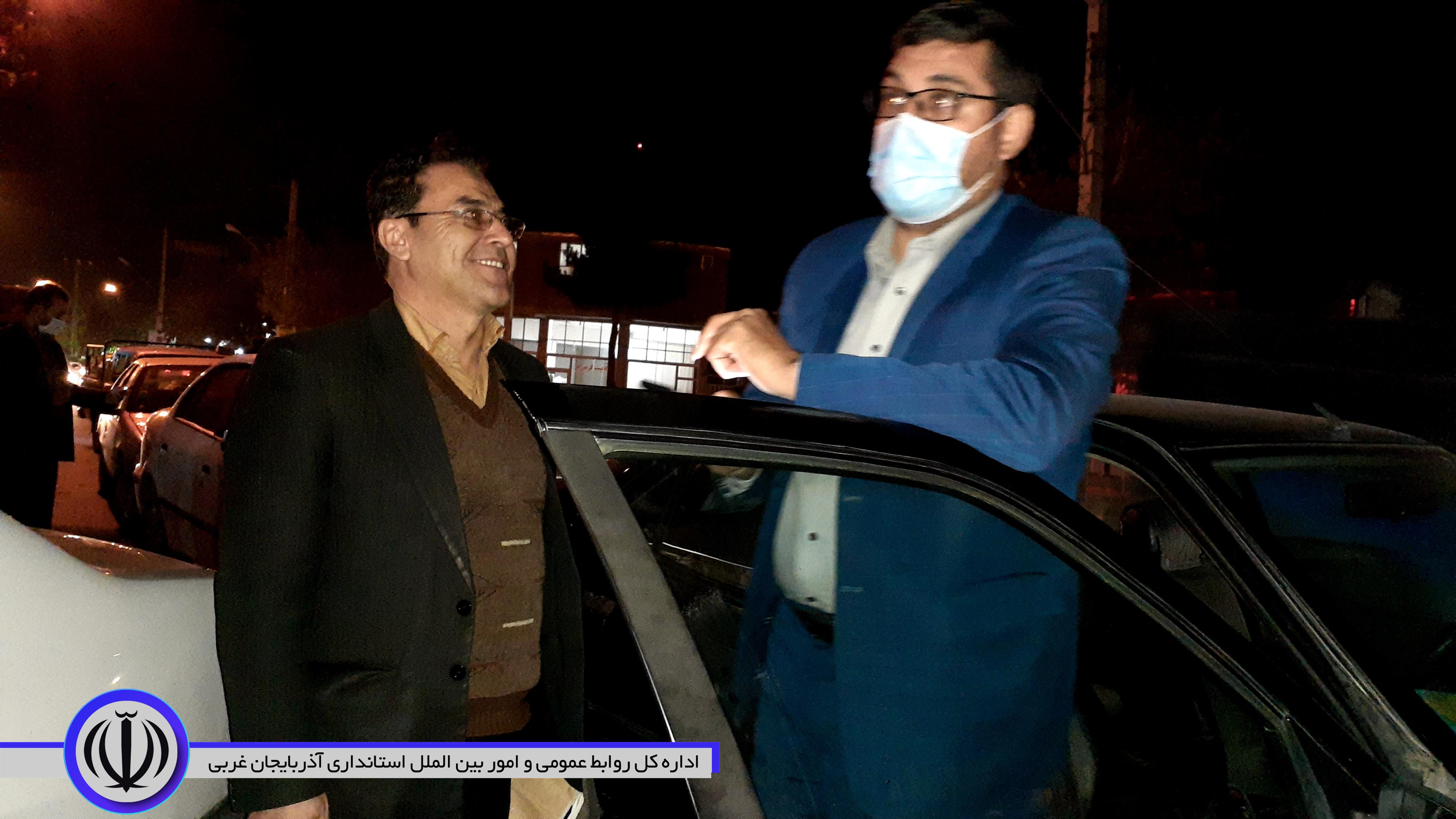 بازدید فرماندار شهرستان نقده از نحوه رعایت پروتکل های بهداشتی در سطح شهر
