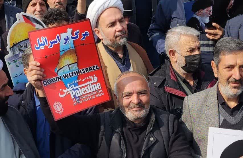 راهپیمایی روز جهانی قدس با حضور بی نظیر مردم شهرستان نقده برگزار شد + تصاویر