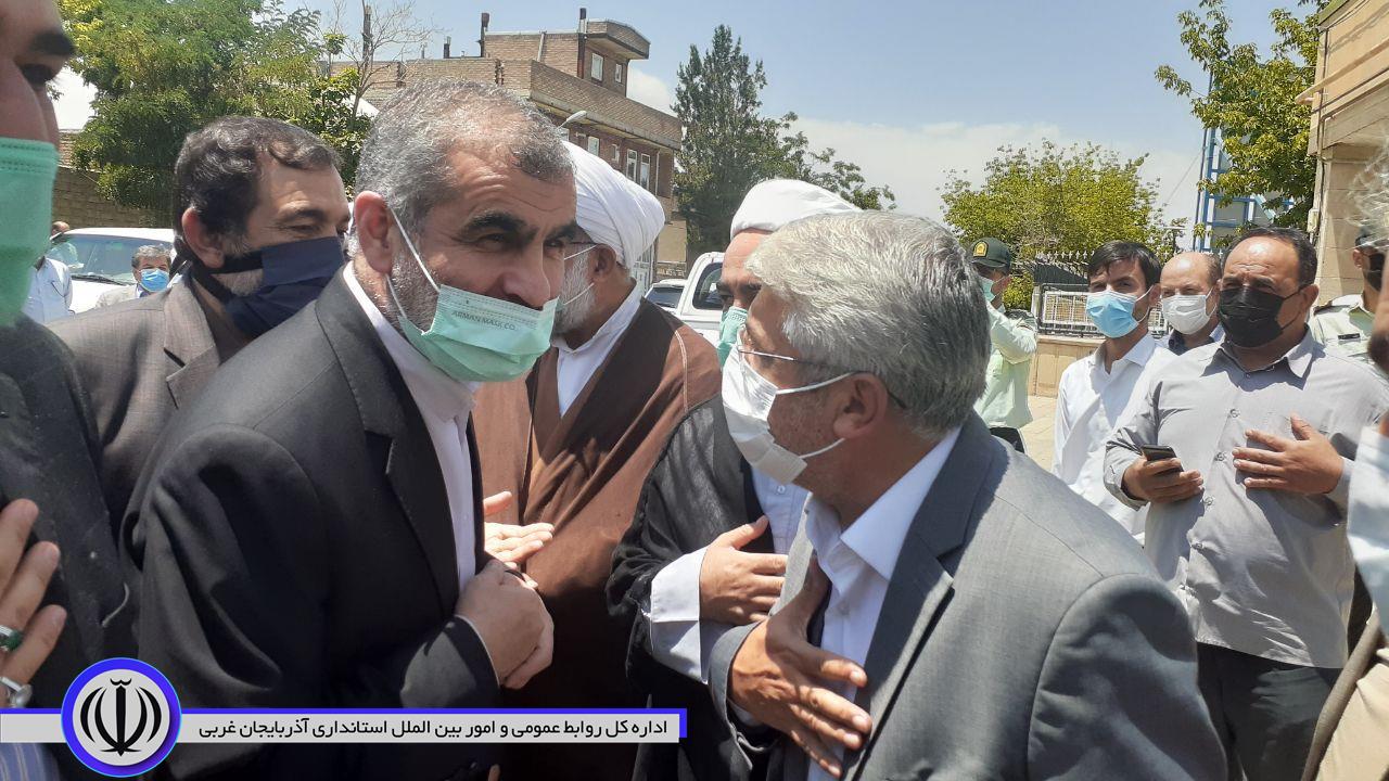 بازدید نایب رییس مجلس شورای اسلامی و استاندار آذربایجان غربی از روند اجرایی طرح توسعه بیمارستان امام(ره)