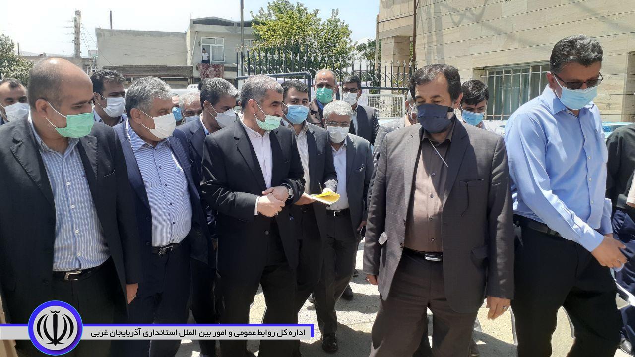 بازدید نایب رییس مجلس شورای اسلامی و استاندار آذربایجان غربی از روند اجرایی طرح توسعه بیمارستان امام(ره)