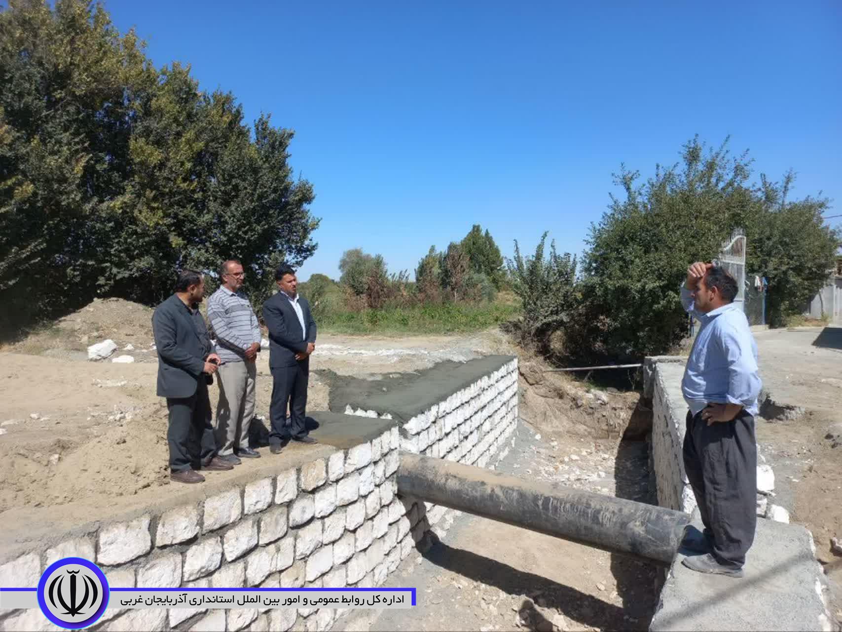 بازدید معاون فرماندار و بخشدار مرکزی از پروژههای عمرانی روستاهای بخش مرکزی نقده
