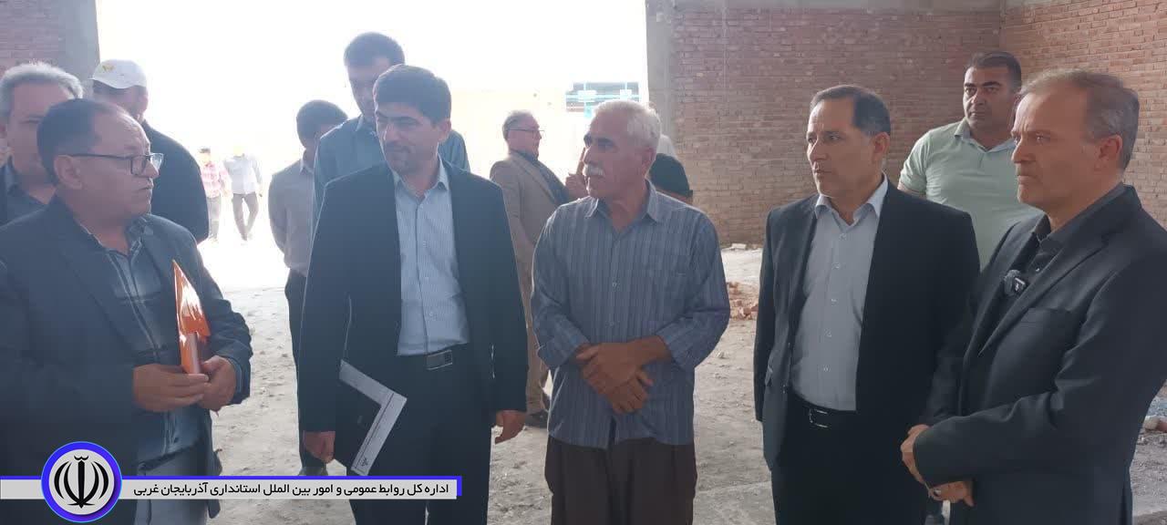 بازدید میدانی سرپرست فرمانداری نقده از شهرک صنعتی شهید بروجردی خلیفه لو