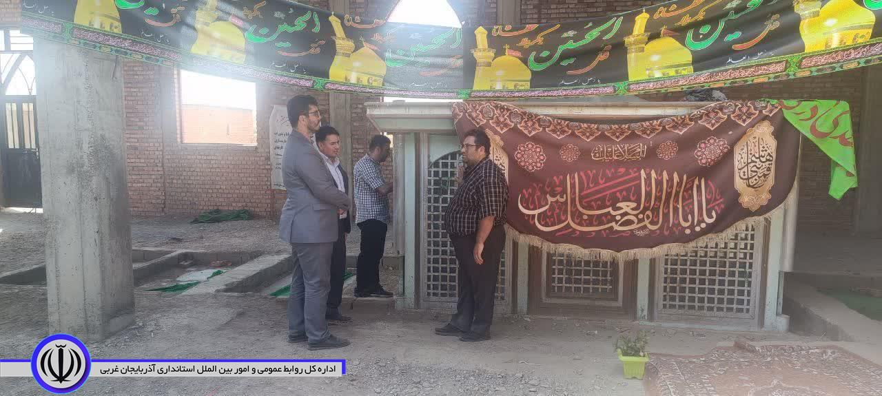 بازدید معاون فرماندار نقده از عملیات زیرسازی و بهسازی معابر روستای نظامآباد