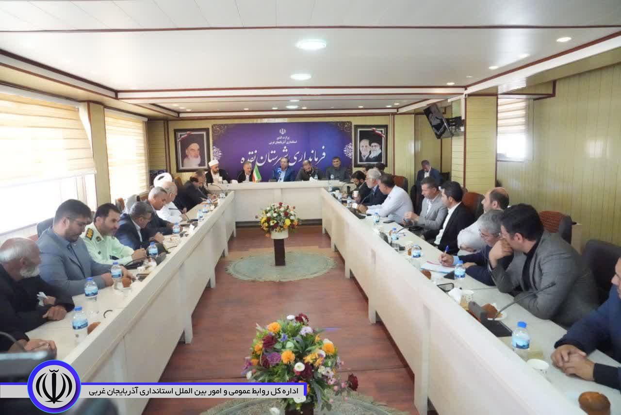 برگزاری جلسه شورای اداری شهرستان نقده + تصاویر