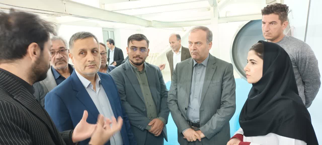 بازدید امیرعباس جعفری سرپرست فرمانداری نقده و سهندی مدیرکل ستاد اجرایی فرمان حضرت امام (ره) از شرکت داروگستر ساوا شفاژن
