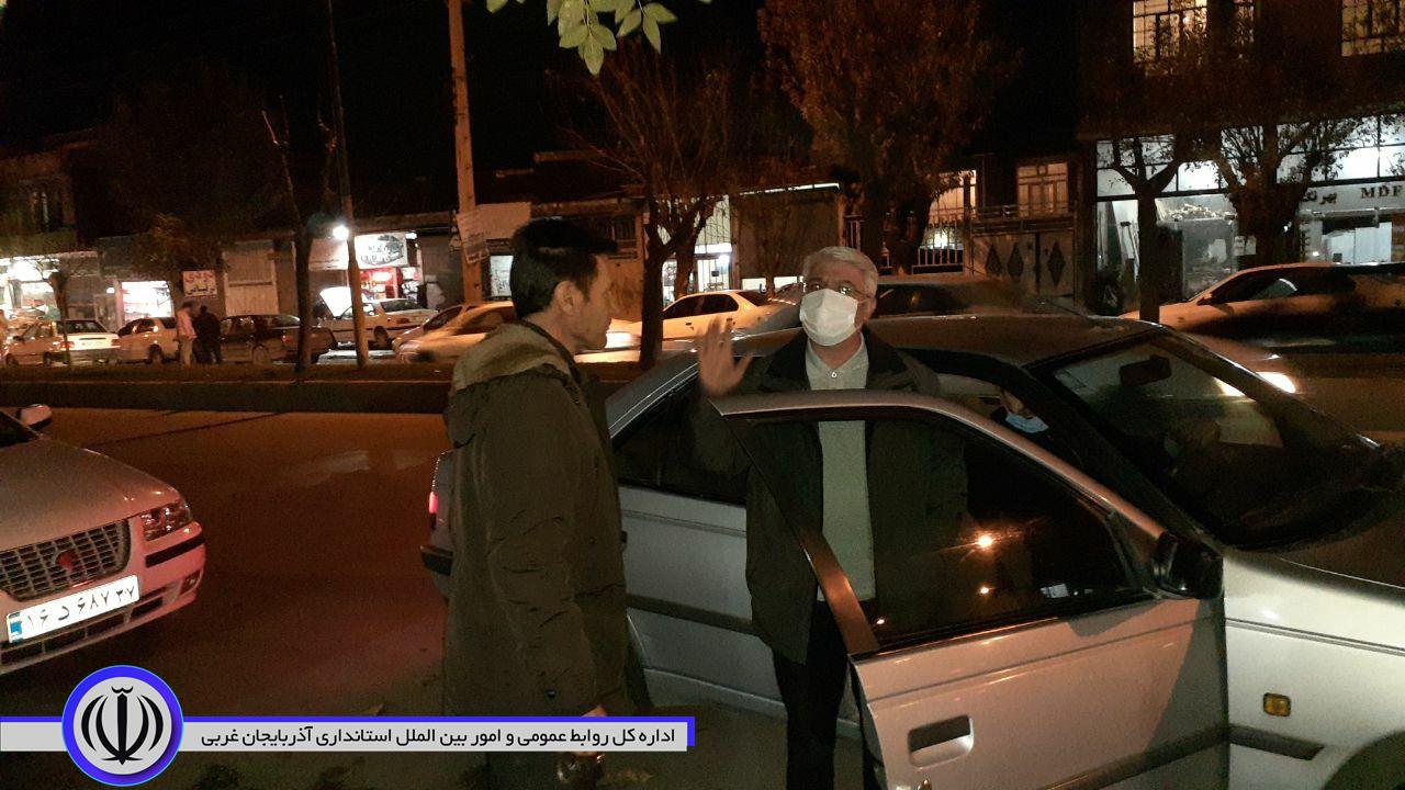 بازدید فرماندار شهرستان نقده از نحوه رعایت پروتکلهای بهداشتی در اصناف مختلف