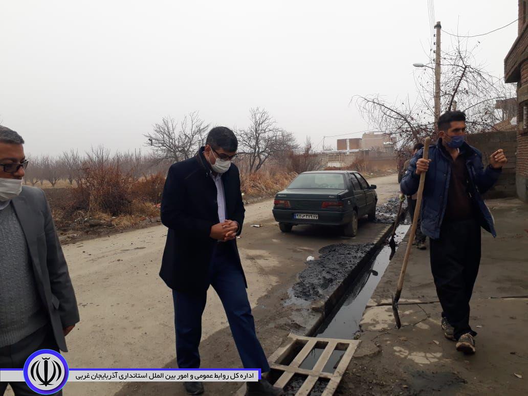بازدید معاون سیاسی، امنیتی و اجتماعی و سرپرست بخشداری مرکزی از روستاهای چیانه و کاروانسرا
