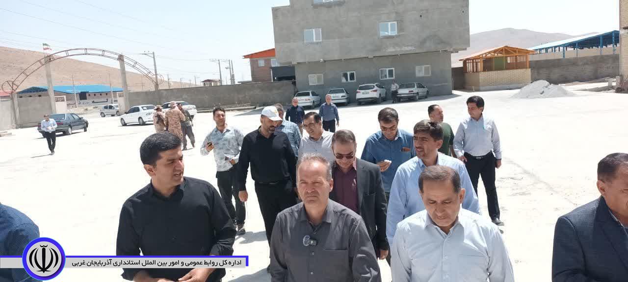بازدید میدانی سرپرست فرمانداری نقده از شهرک صنعتی شهید بروجردی خلیفه لو