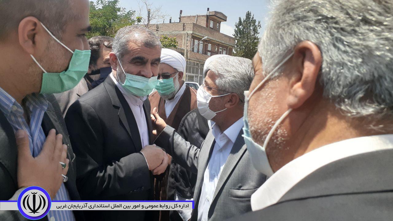 بازدید نایب رییس مجلس شورای اسلامی و استاندار آذربایجان غربی از روند اجرایی طرح توسعه بیمارستان امام(ره)