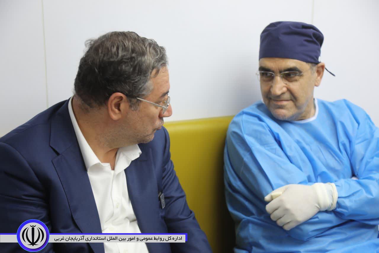 دیدار استاندار آذربایجانغربی با دکتر قاضیزاده هاشمی در نقده + تصاویر