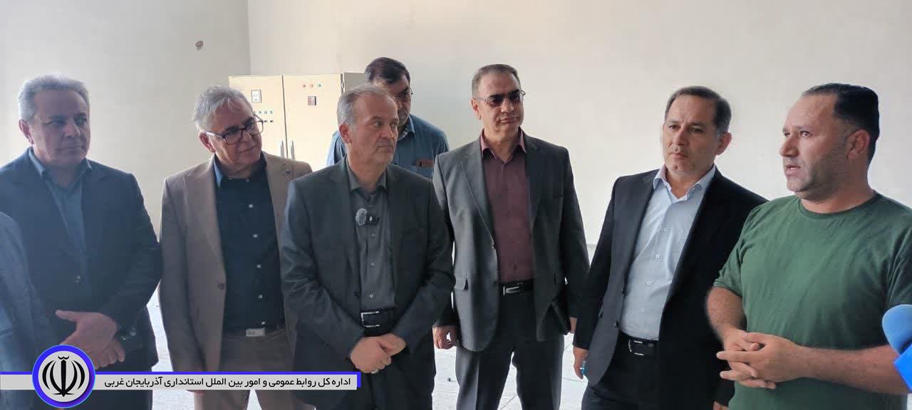 بازدید میدانی سرپرست فرمانداری نقده از شهرک صنعتی شهید بروجردی خلیفه لو