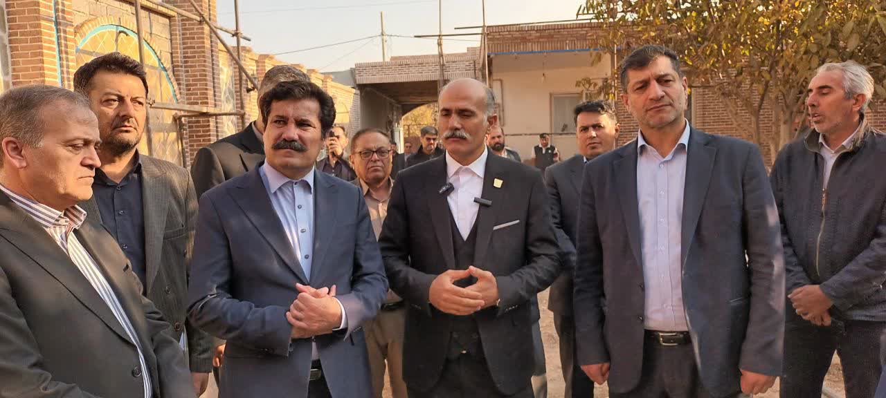 بازدید از واحد اقامتگاه بومگردی در حال ساخت در روستای حسنلو