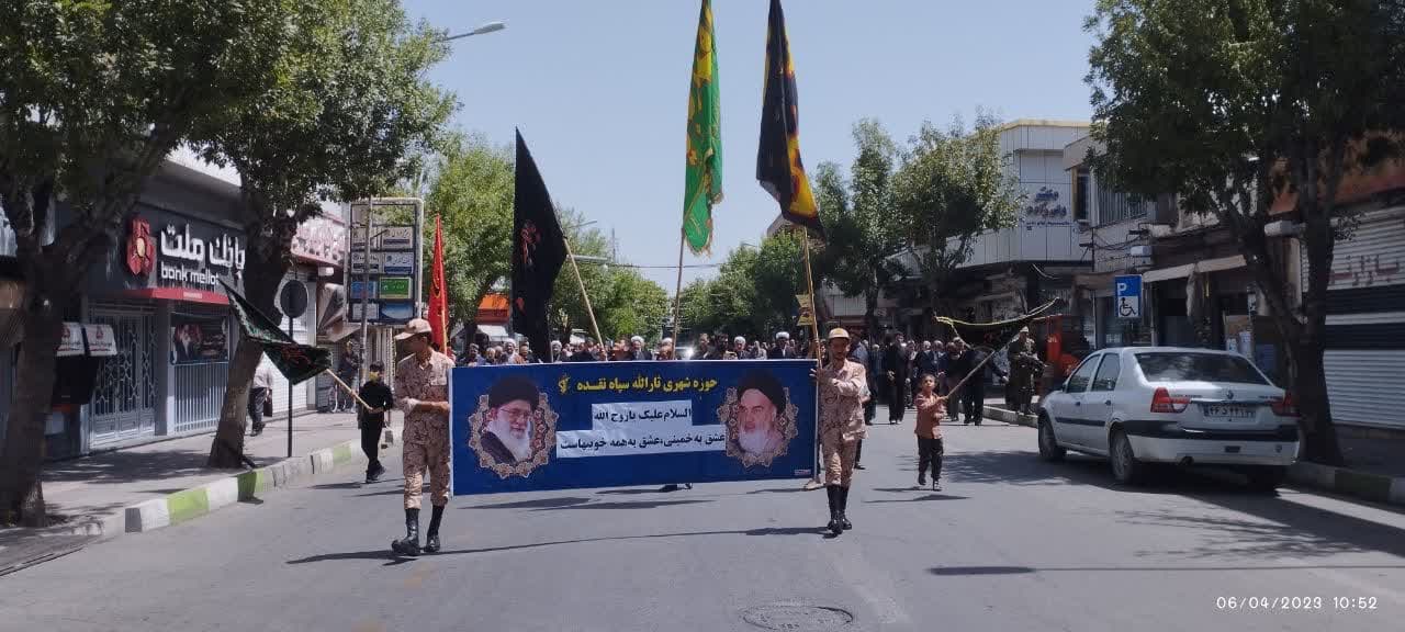 گزارش تصویری: عزاداری مردم شهرستان نقده در سالروز رحلت جانسوز معمار کبیر انقلاب اسلامی
