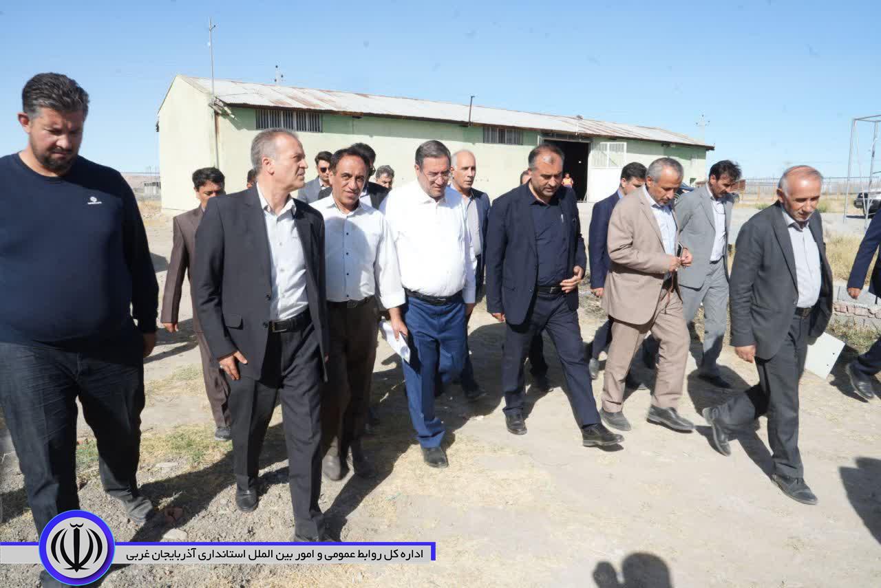 بازدید استاندار آذربایجانغربی از شهرک گلخانهای خلیفهلو