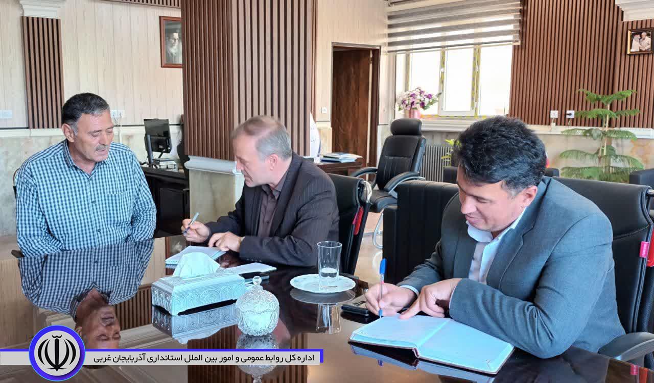 ملاقات مردمی و دیدار چهره به چهره سرپرست فرمانداری شهرستان نقده
