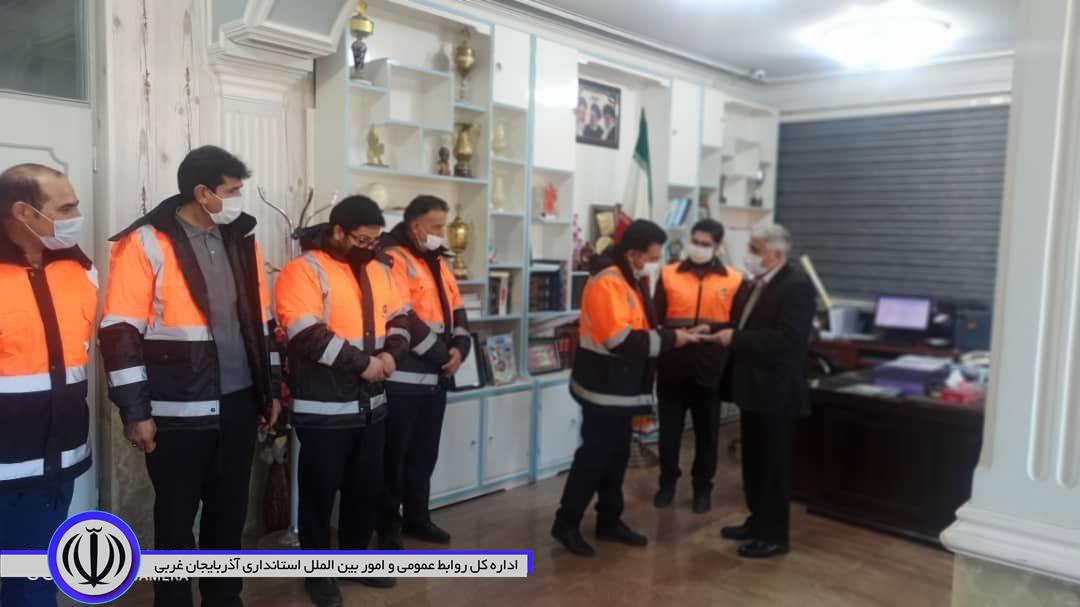 ️دیدار منوچهر شاکر فرماندار شهرستان با رئیس و کارکنان اداره راهداری و حمل و نقل جاده ای