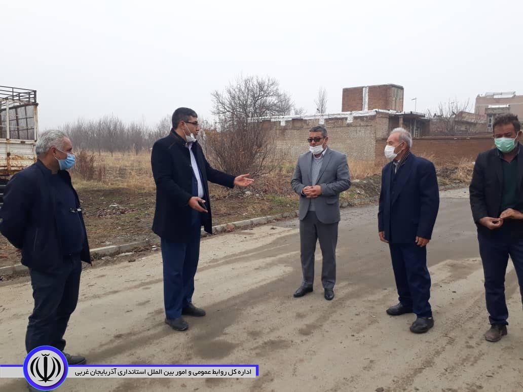 بازدید معاون سیاسی، امنیتی و اجتماعی و سرپرست بخشداری مرکزی از روستاهای چیانه و کاروانسرا