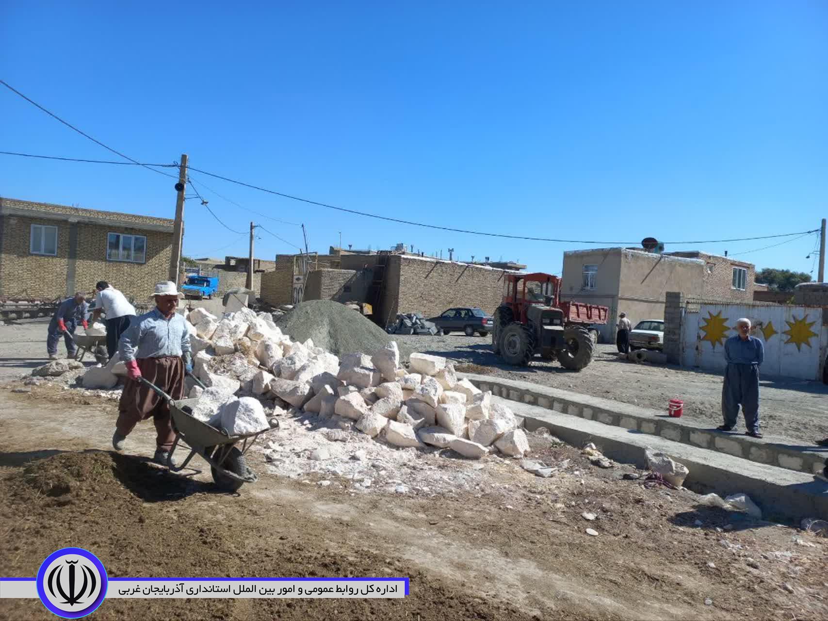 بازدید معاون فرماندار و بخشدار مرکزی از پروژههای عمرانی روستاهای بخش مرکزی نقده