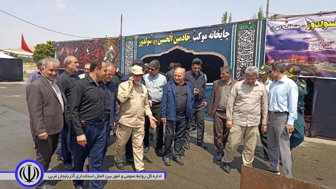 بازدید سردار پورجمشیدیان معاون وزیر کشور و رییس ستاد اربعین کشور، از پروژه های اربعین شهرستان نقده